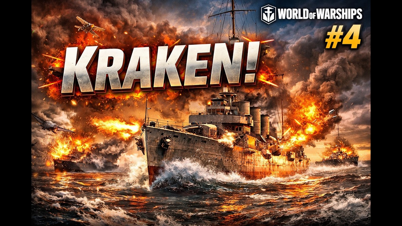 World of Warships #04 Kraken mit der Dresden geholt