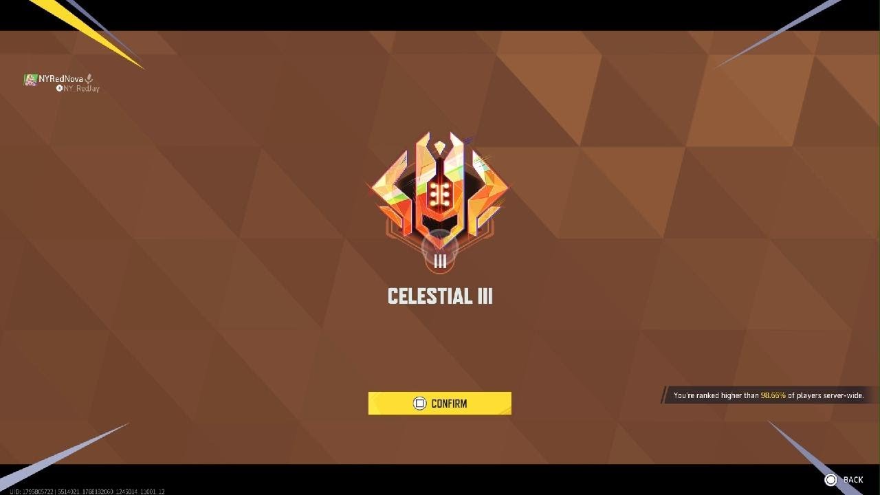 Marvel Rivals Red is Celestial Rank!