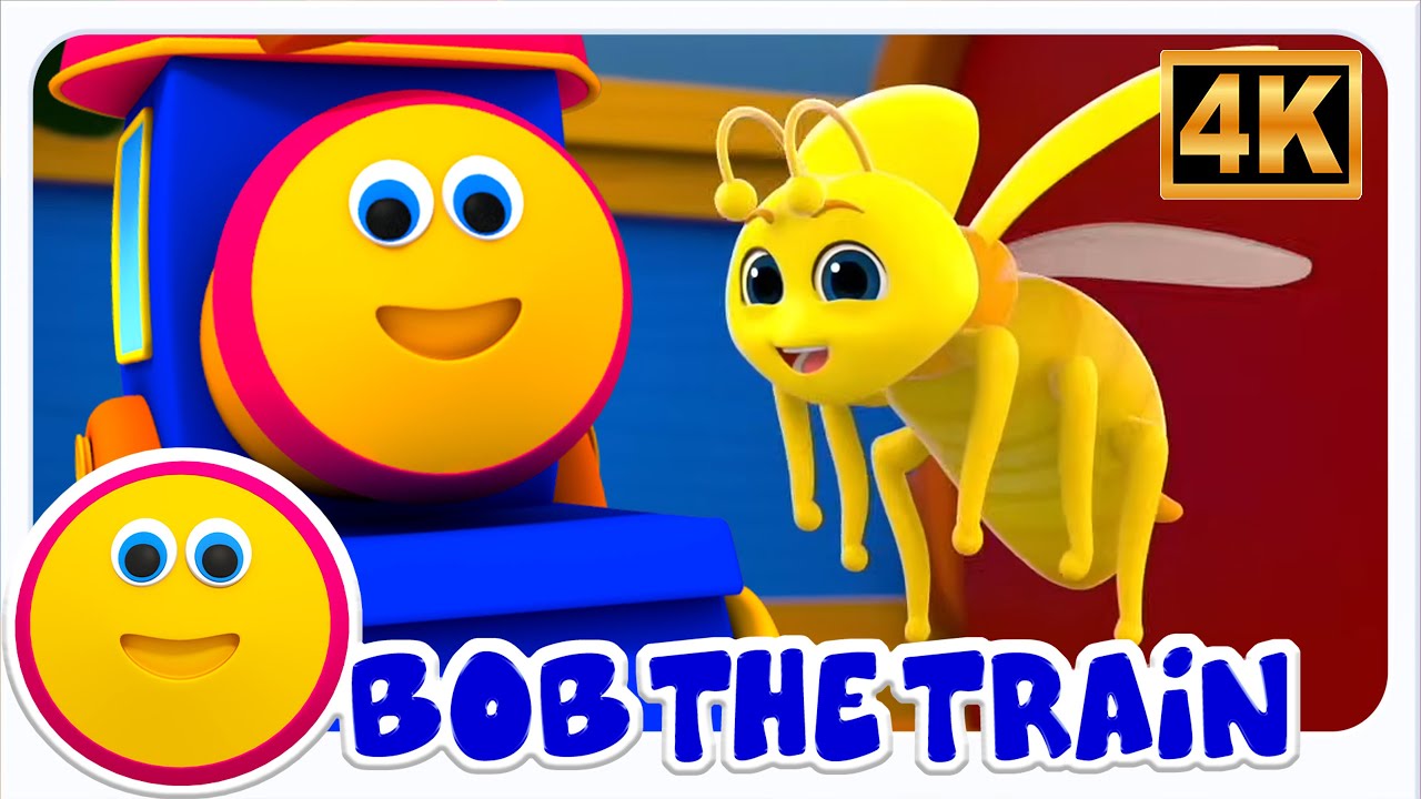 Bug Bug şarkısı Küçükler İçin ve Daha Eğlence Anaokulu Video - Bob The Train