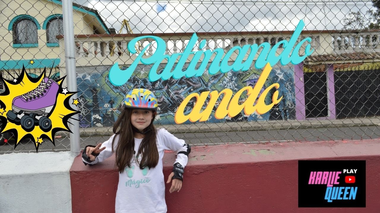 PATINANDO CON KARLIE QUEEN #patinesenlinea  #patines  #deportes #ejercicios #ni&ntilde;asyni&ntilde;os
