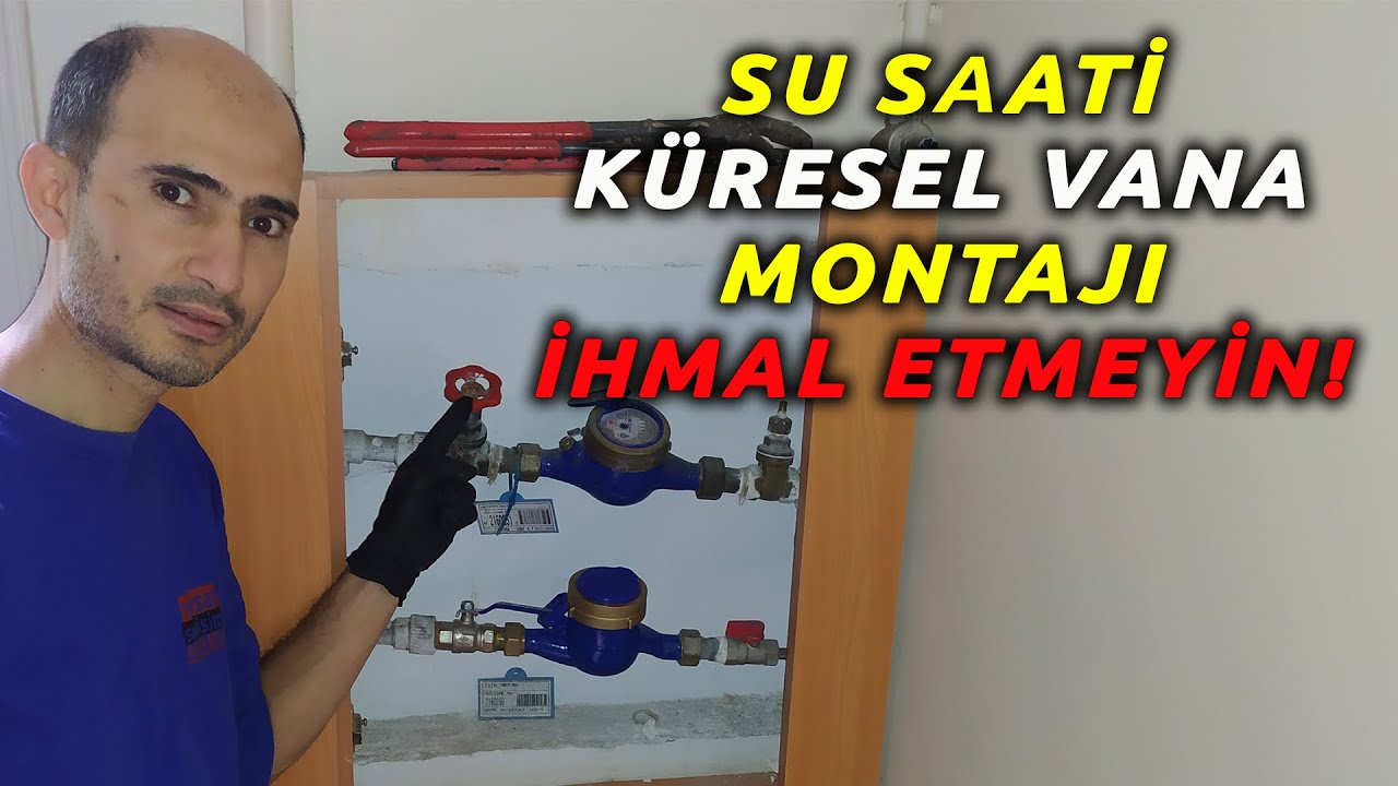 SU SAATİ MONTAJI NASIL YAPILIR | VANASI NASIL DEĞİŞİR water meter installation