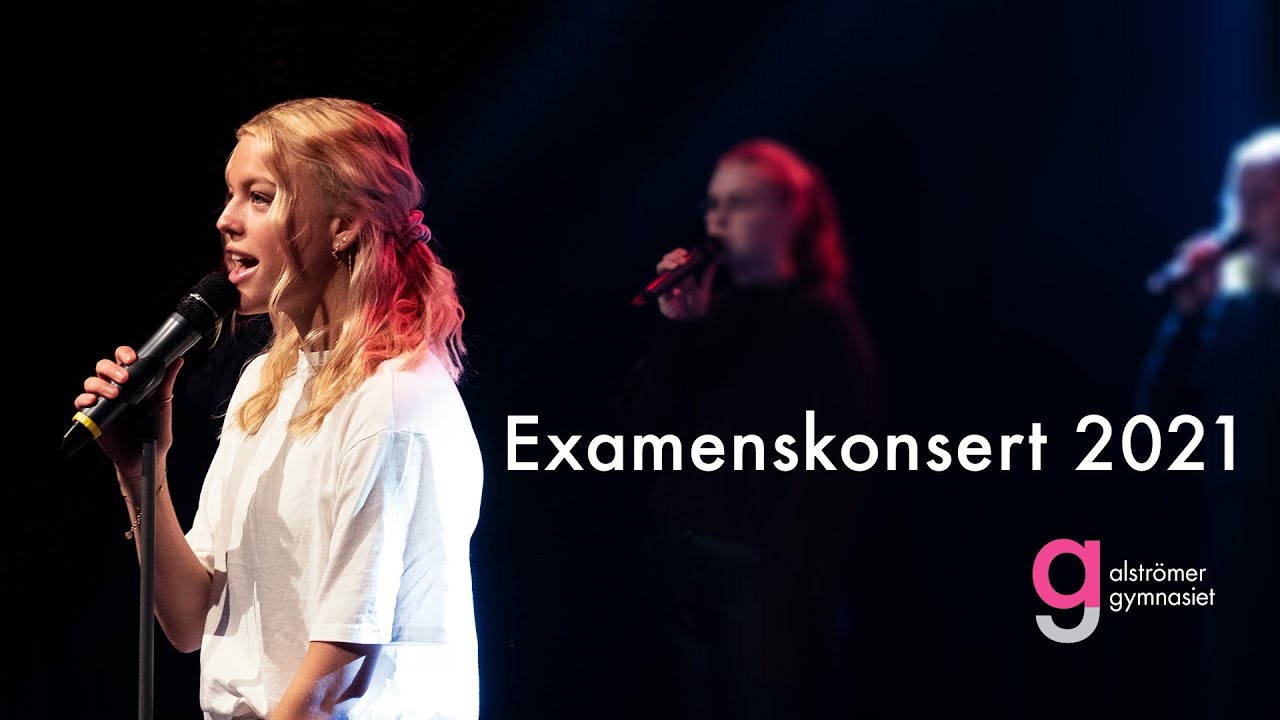 Examenskonsert 2021 Estetiska Programmet Alströmergymnasiet