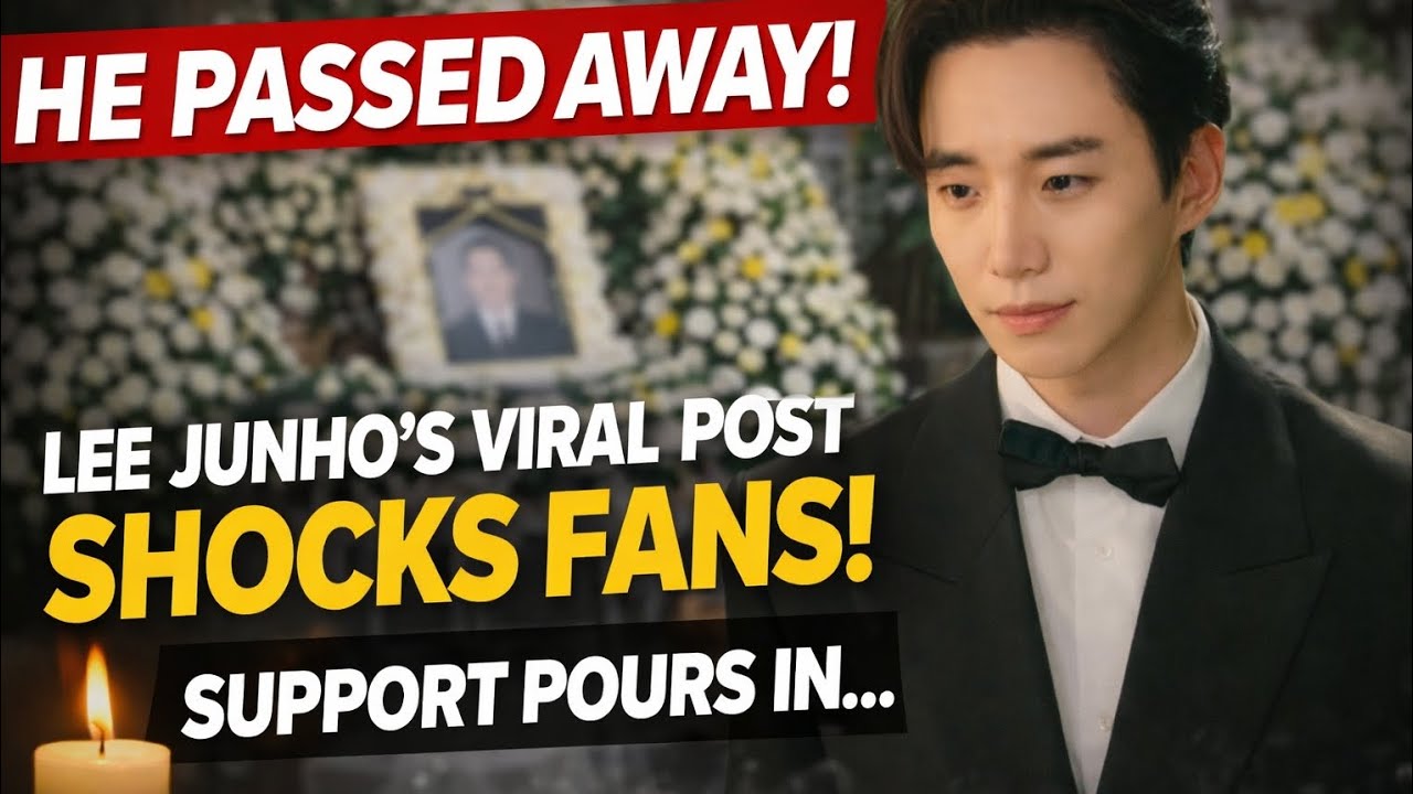 HE PASSED AWAY! Lee Junho’s Viral Post Becomes Hot Topic — Fans Flood Him With Support
