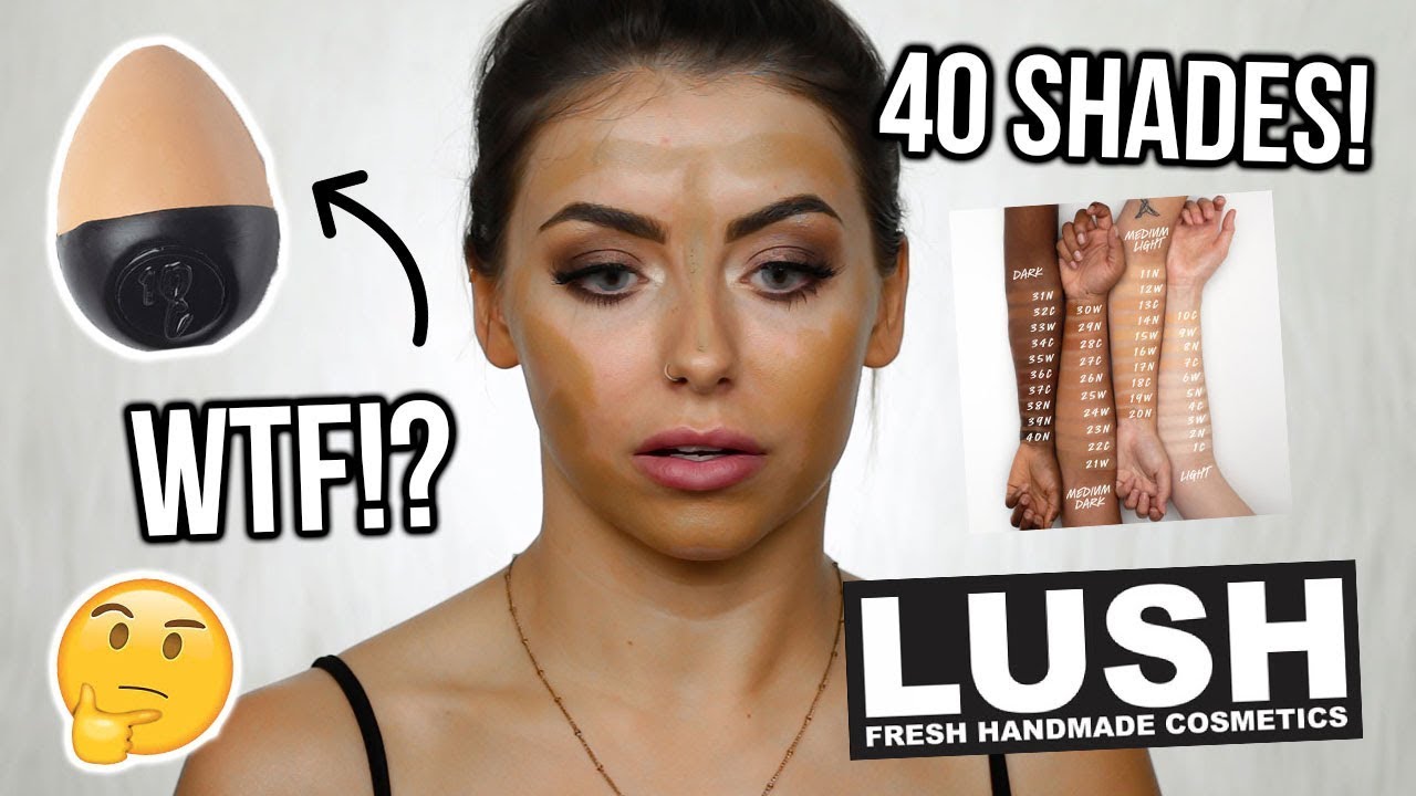 TESTING THE NEW LUSH SLAP STICK FOUNDATION ! REVIEW + WEAR TEST / FIRST IMPRESSIONS
