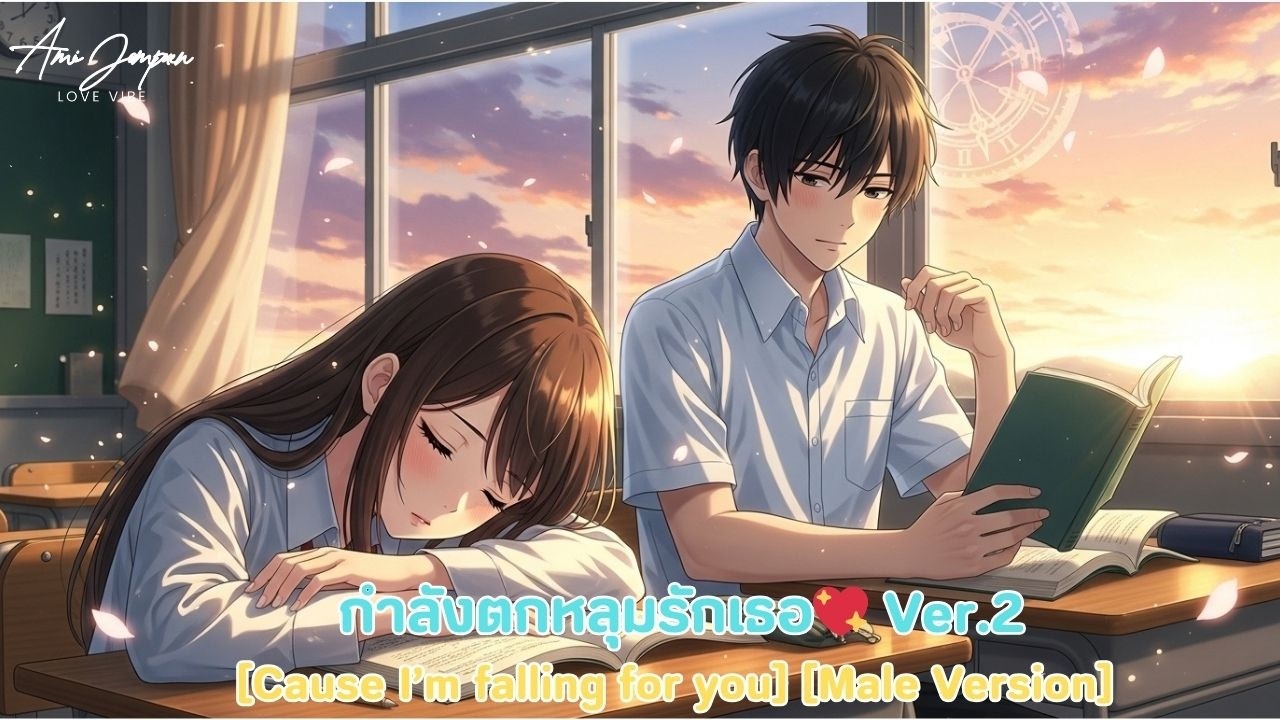 กำลังตกหลุมรักเธอ💖Ver.2 [Cause I’m falling for you] [Male Version] #แอบรัก#tpop #เพลงรัก #music