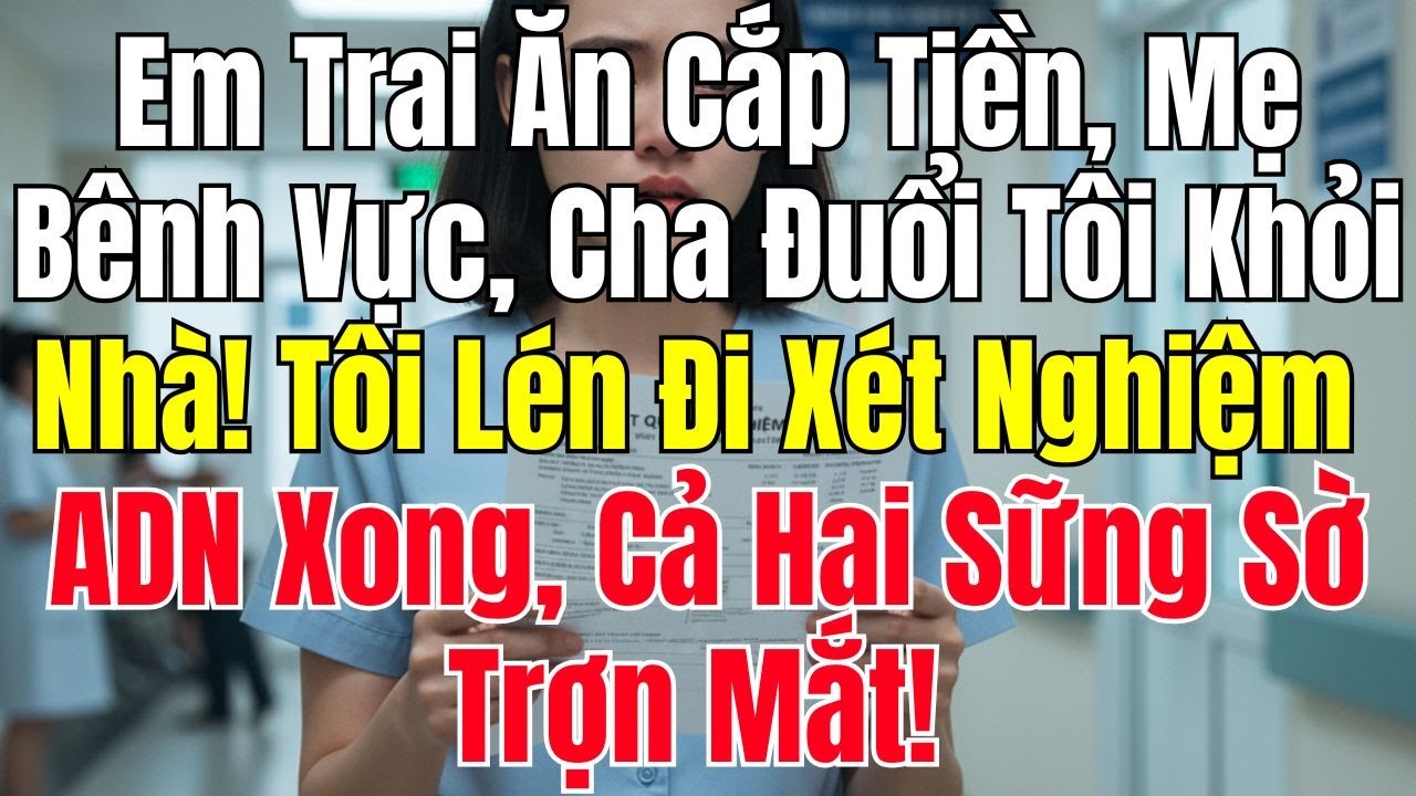 Em Trai Ăn Cắp Tiền Của Tôi, Mẹ Bênh Vực, Cha Đuổi Tôi Khỏi Nhà Tôi Lén Xét Nghiệm ADN Phát Hiện Sốc