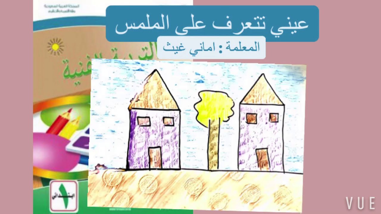 عيني تتعرف على الملمس -للصف الاول ابتدائي - اماني غيث-التربيه الفنيه