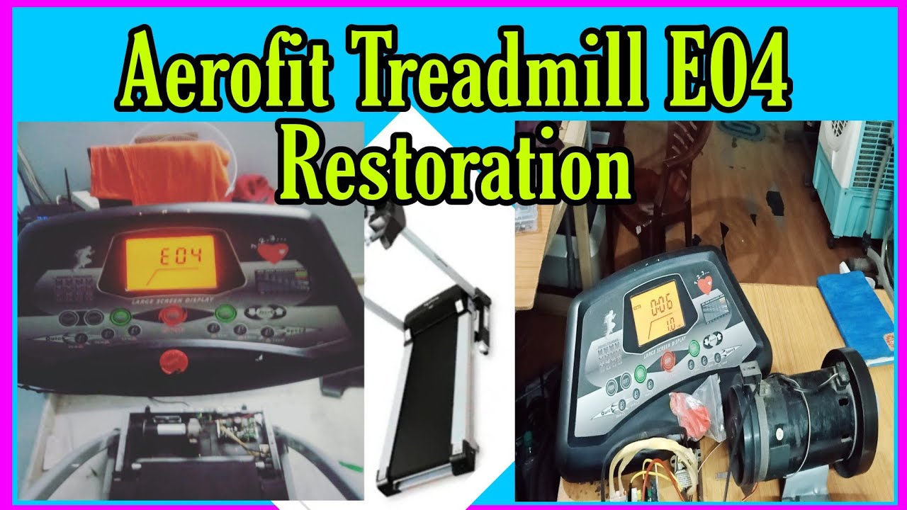 Aerofit Treadmill E04 problem//Restoration//Not running belt ...?