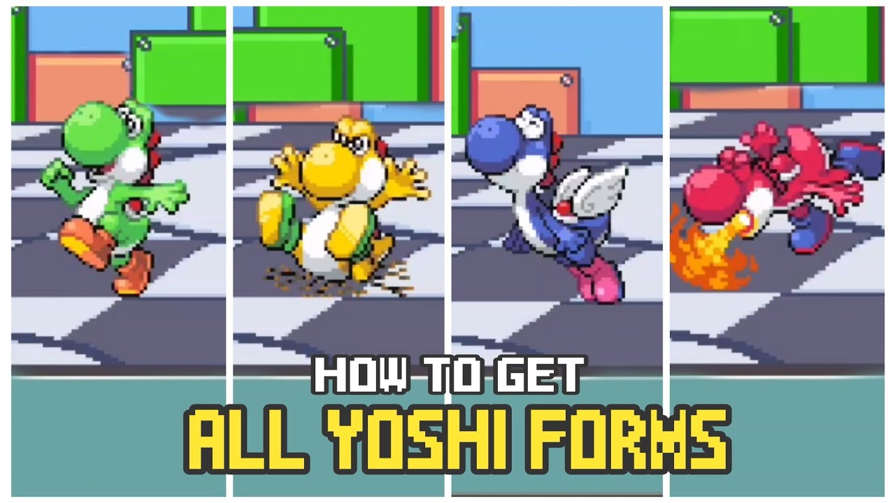 How to Get All YOSHI Forms - Super Mariomon 1.3