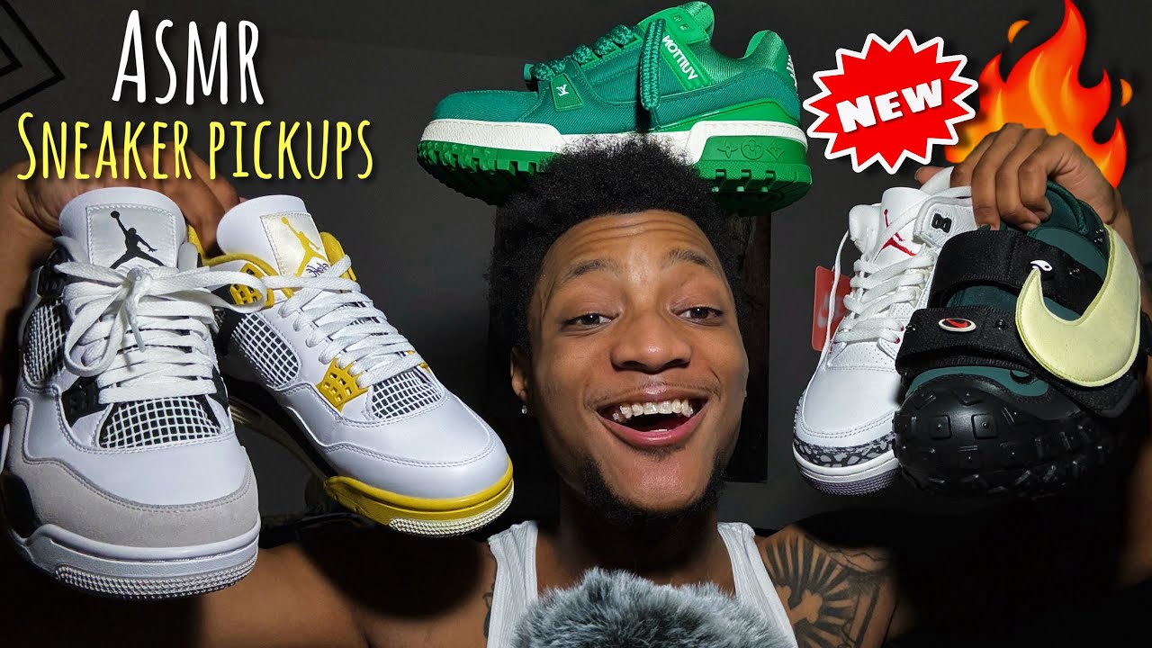 ASMR Shoe Collection: New Sneakers 👟🔥 (Whispers, Tapping & Scratching)