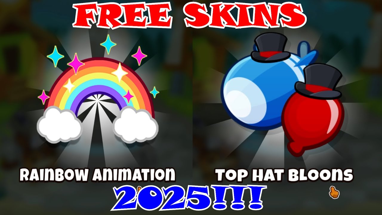 HOW TO GET FREE SKINS IN BTD6!!!