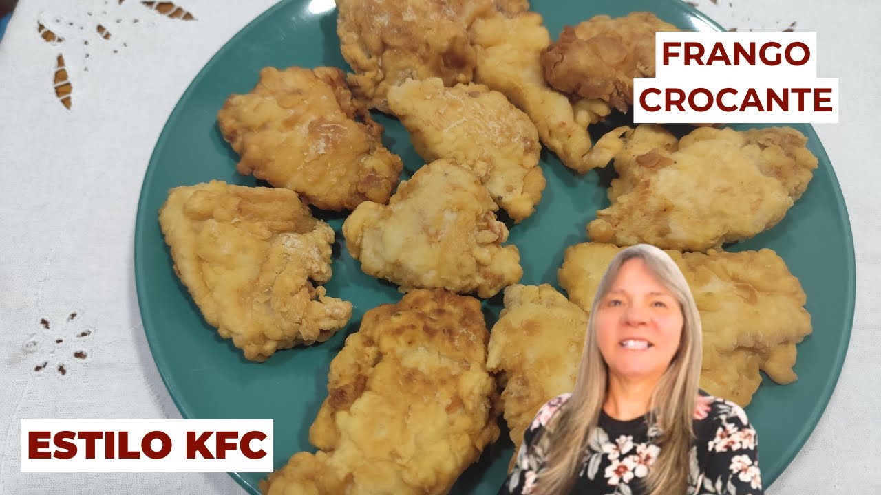 RECEITA DE FRANGO CROCANTE/ESTILO KFC/DELICIOSO