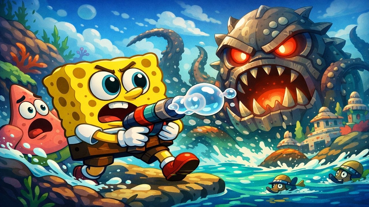 SpongeBob #1 – Ratujemy TŁUSTEGO KRABA! 🍔🦀
