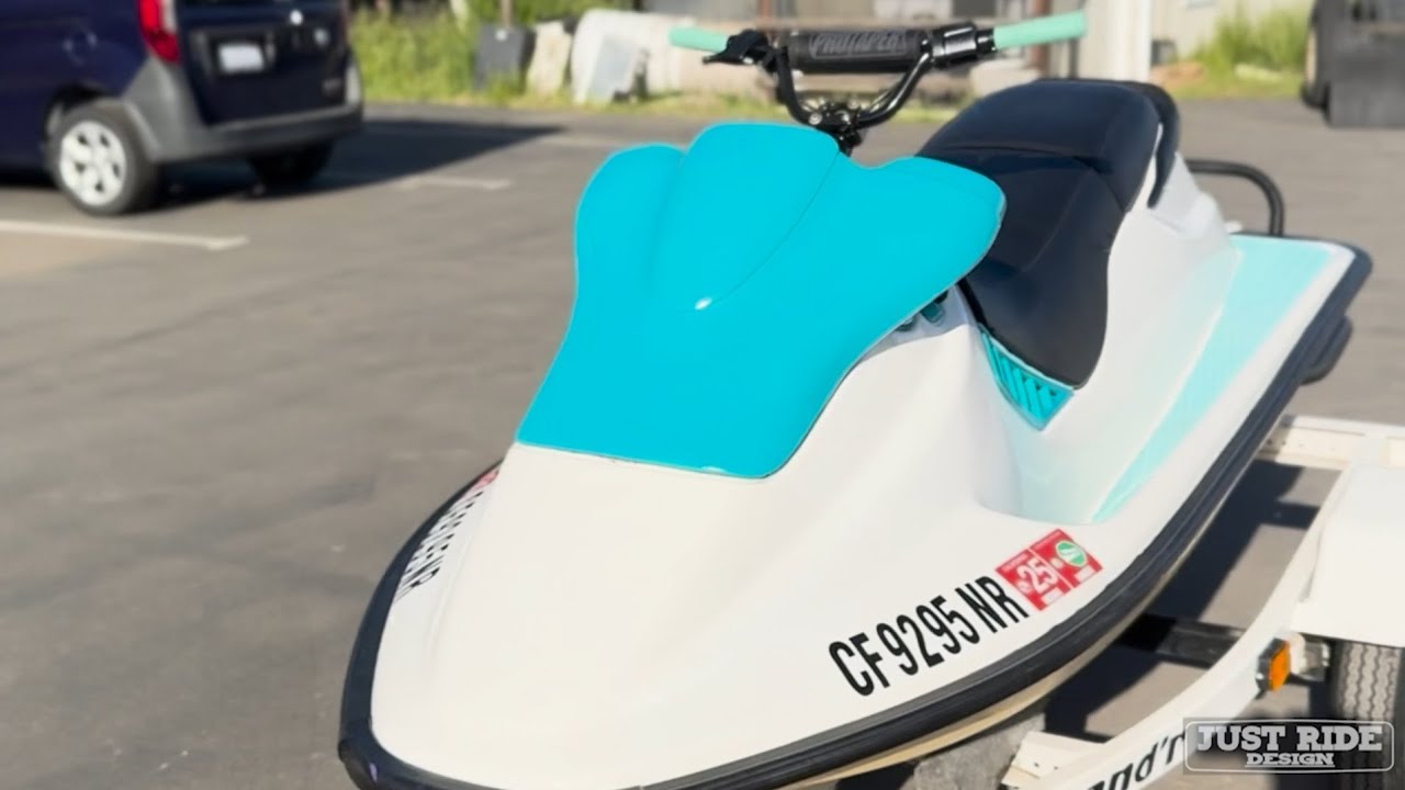1995 SeaDoo XP Rotax 717 FULL Rebuild – Engine Install, HydroTurf, First Start & Water Test (Part 3)