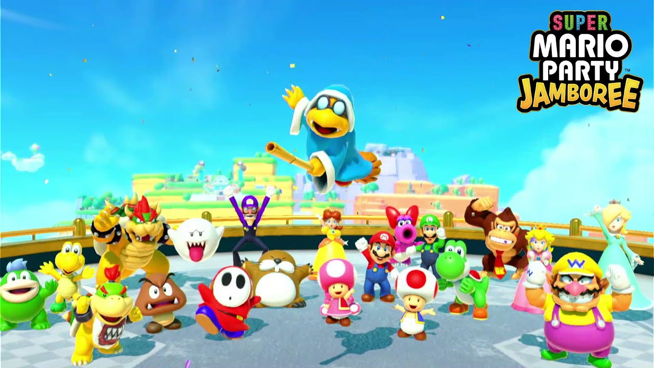 Opening Cutscene and First Look - Ninji and Pauline Unlocked! | Super Mario Party Jamboree