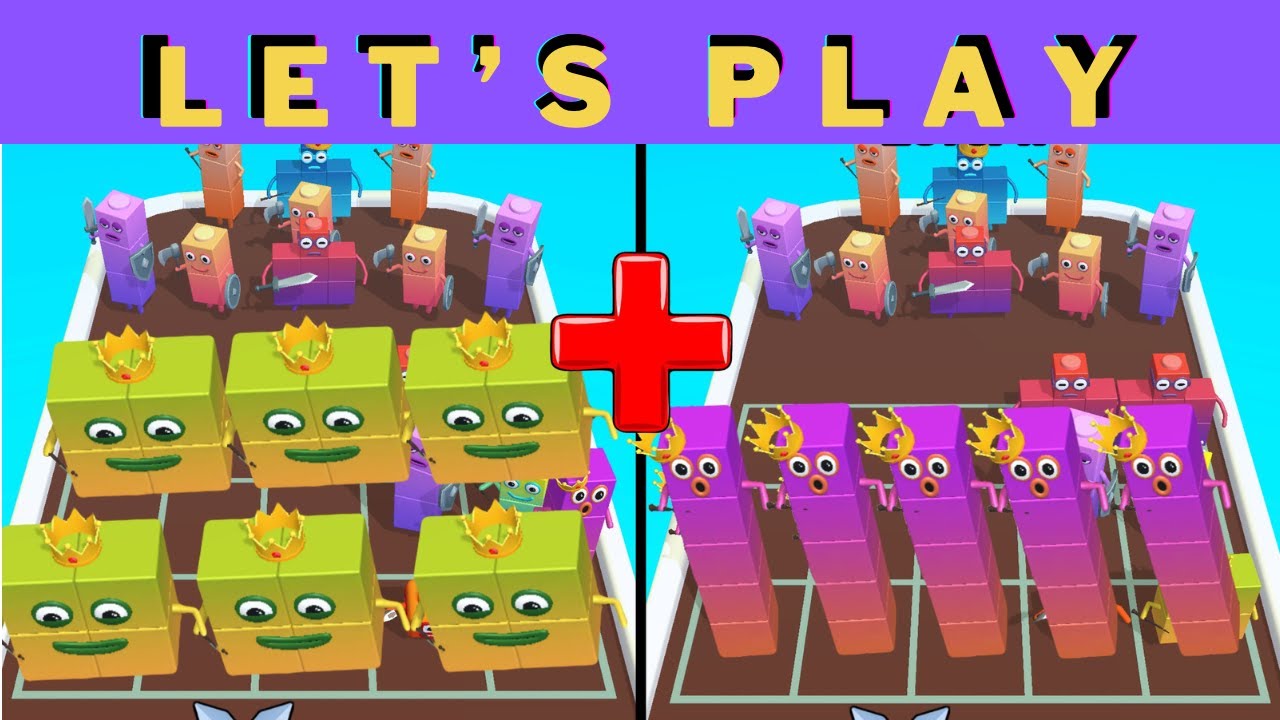Merge Alphabet Lore Run vs NUMBER Blocks Merge Run