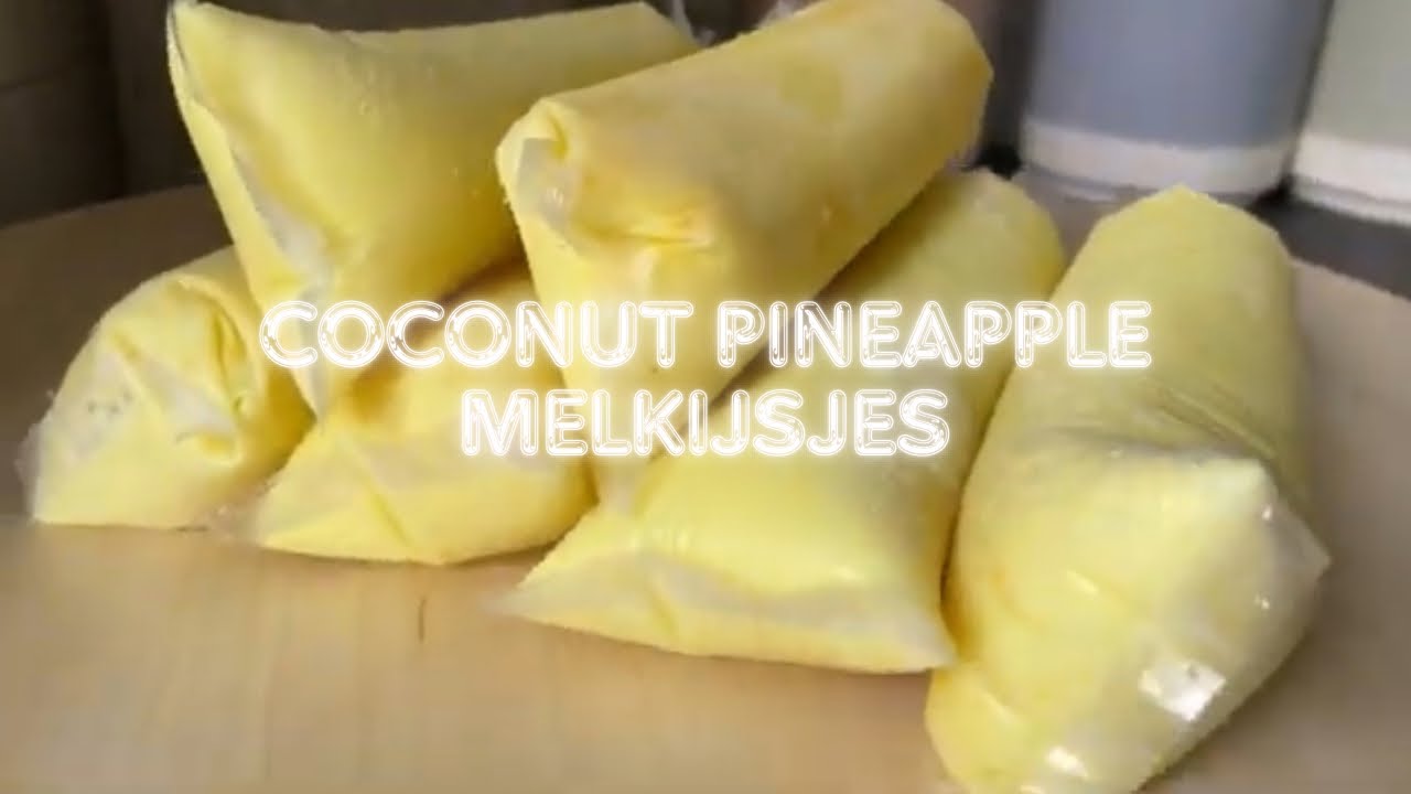 Coconut 🥥 pineapple 🍍 melkijsjes