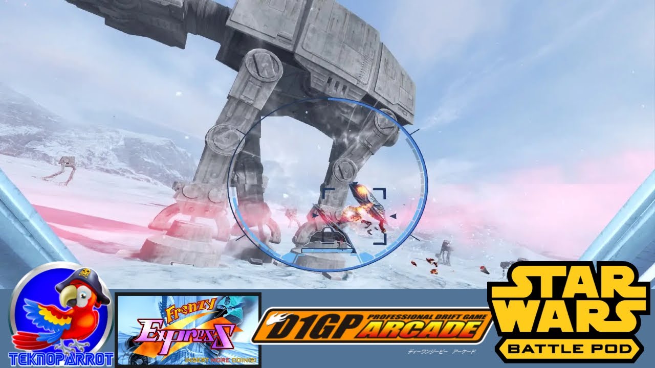 Tutorial teknoparrot en español parte 30, Frenzy express, D1GP arcade, STAR WARS battle pod