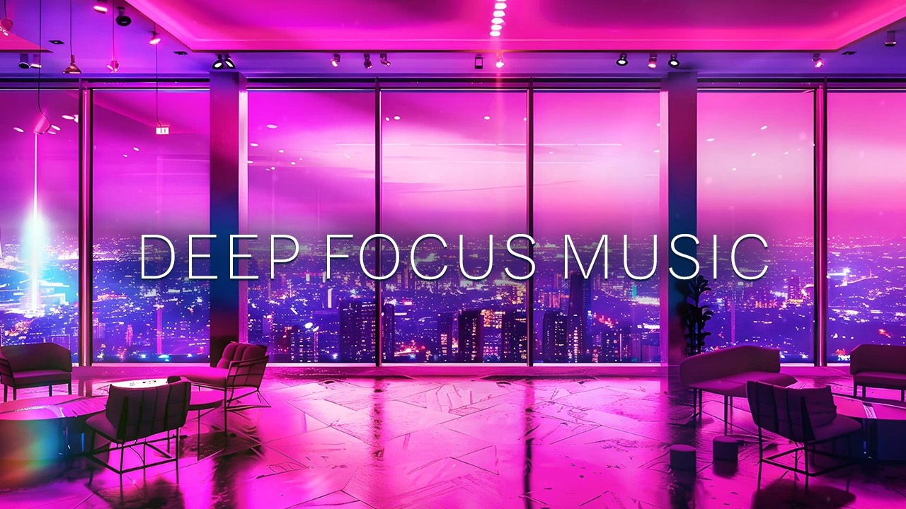 POV: You’re Working Late in a Neon Cyber Apartment | Deep Focus Music
