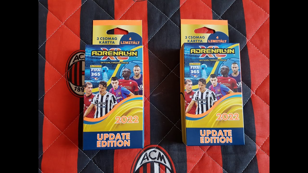 HIT!!! NOWOŚĆ!! PANINI FIFA 365 2022 UPDATE EDITION - UNBOXING DWÓCH BLISTERKÓW - SZOK!! 8 LIMITEK!!