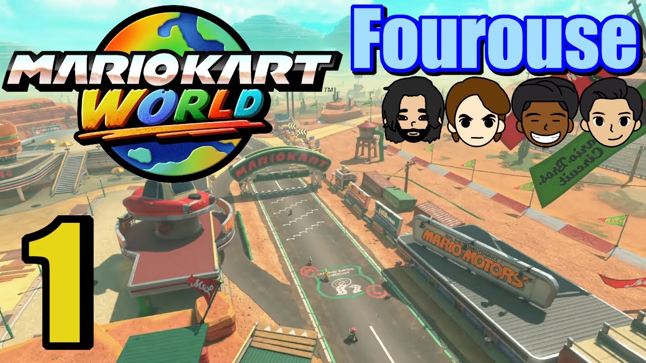 Mario Kart World (Switch 2) | Эпизод 1: Гоночная рыбья кость | Fourouse