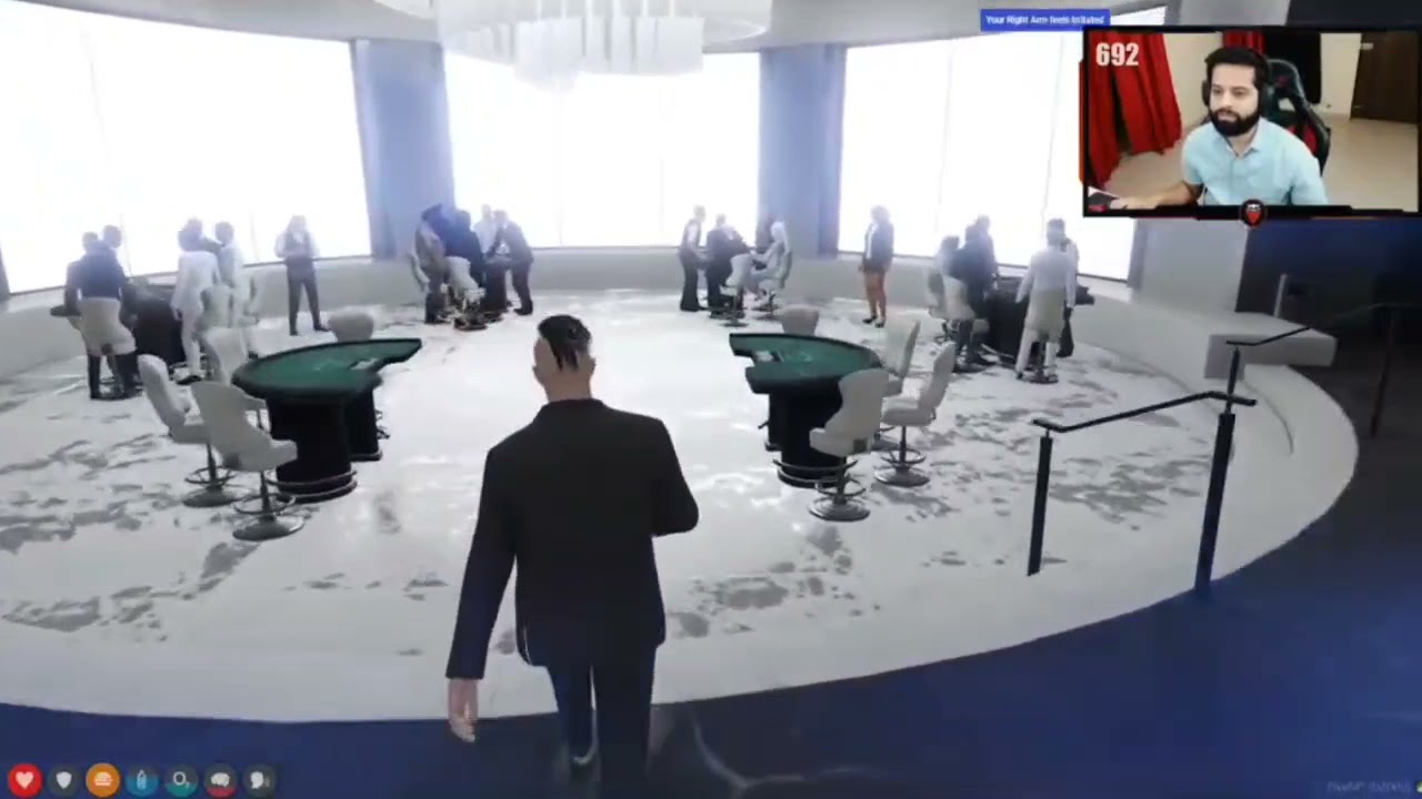 Casino employee Doesn't even know the owner 🤔 😁 marlega funny gta moment @Rakazone gaming