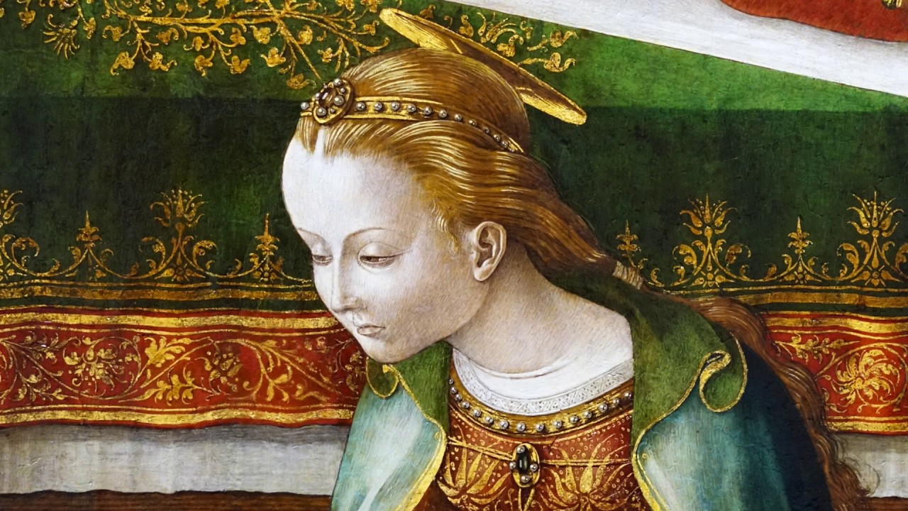 Persian carpets, a peacock, and a cucumber, understanding Crivelli's Annunciation