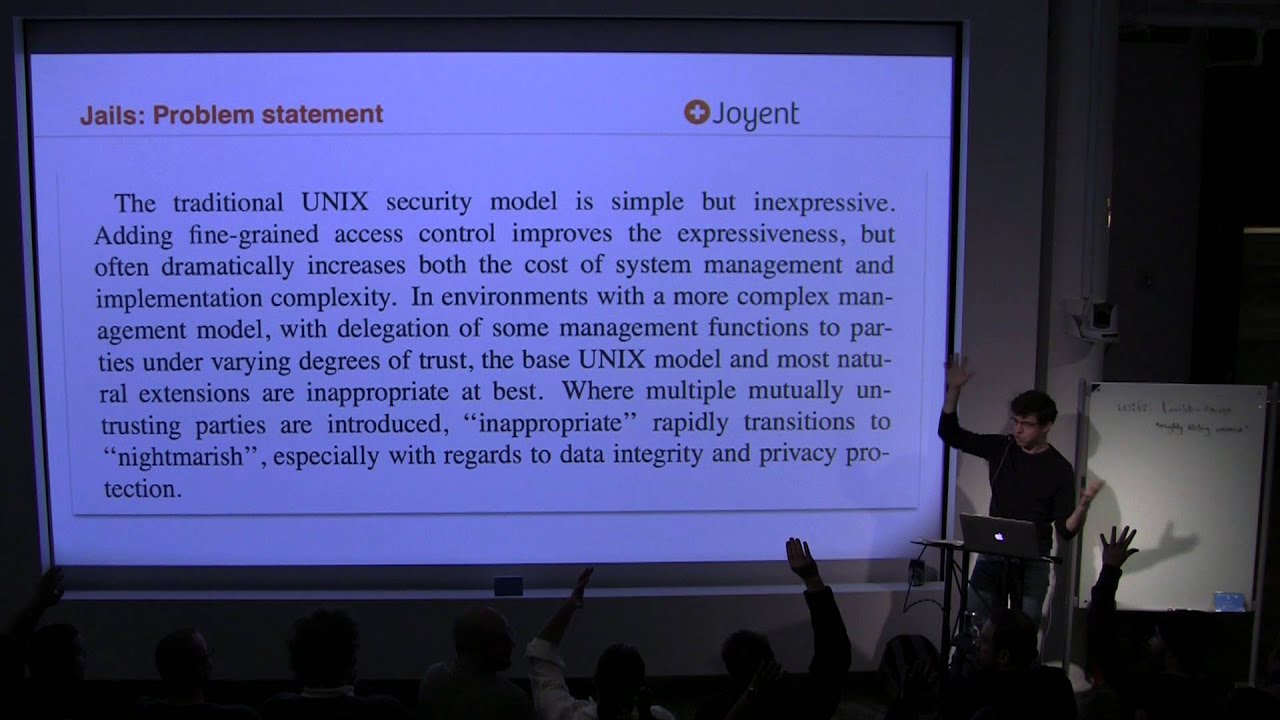 Bryan Cantrill on Jails and Solaris Zones