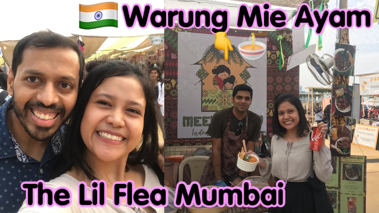 Pertama kali nemuin abang2 penjual Mie ayam di India😁|| Makan mie ayam di Mumbai #thelilflea