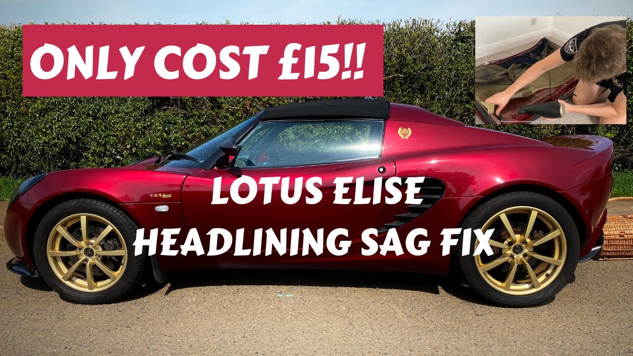 Lotus Elise Roof Headlining Repair/Retrim