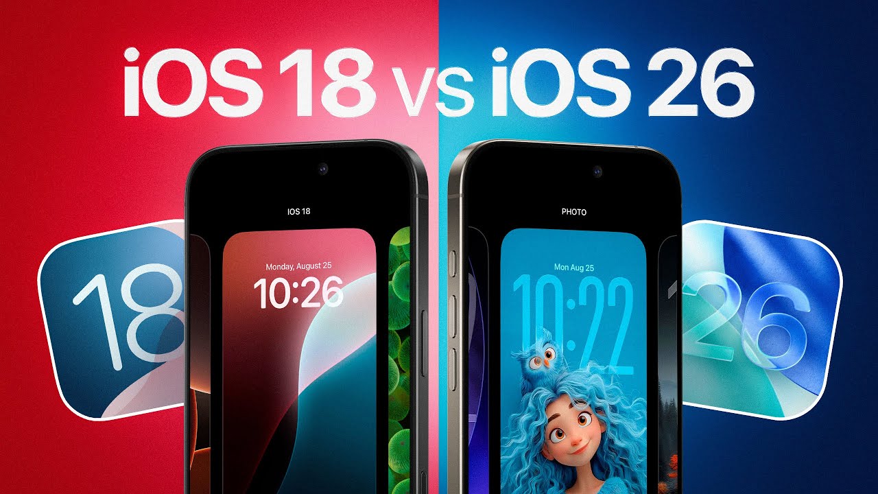 iOS 26 vs iOS 18 