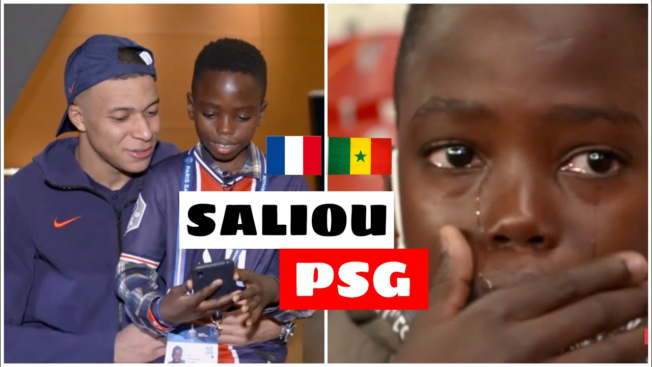 Saliou 🇸🇳 🇫🇷, sa rencontre émouvante avec le PSG.