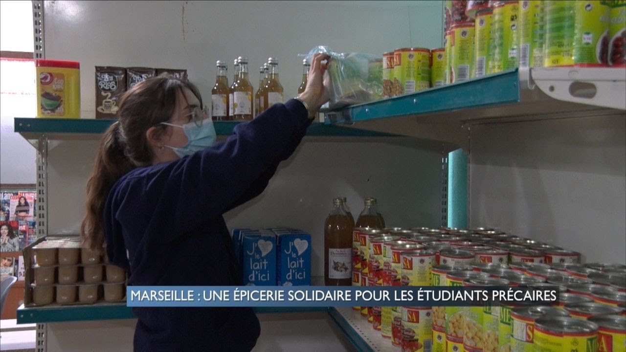 Marseille : une épicerie solidaire pour les étudiants précaires