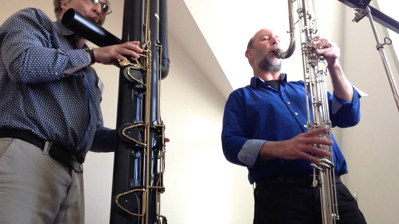Dominy Clements - 'Extant-Extinct' on contrabass clarinet and subcontrabass flute.
