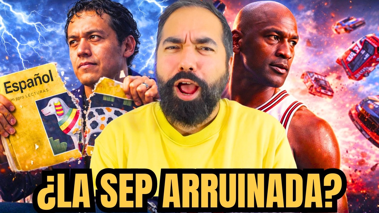 La SEP en un PROBLEMÓN! Claudia SALVA al CINE? & MICHAEL JORDAN campeón NASCAR!!