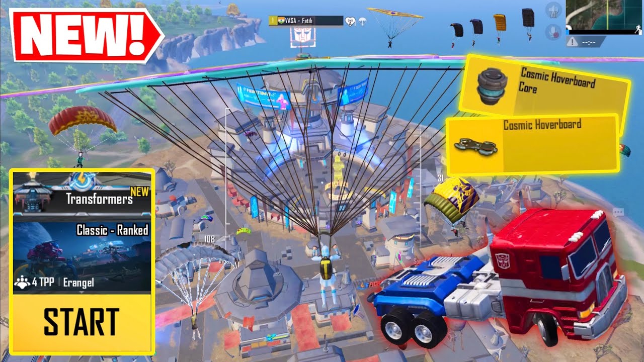 MY FIRST GAMEPLAY in TRANSFORMERS MODE😱NEW UPDATE 3.9🔥PUBG Mobile