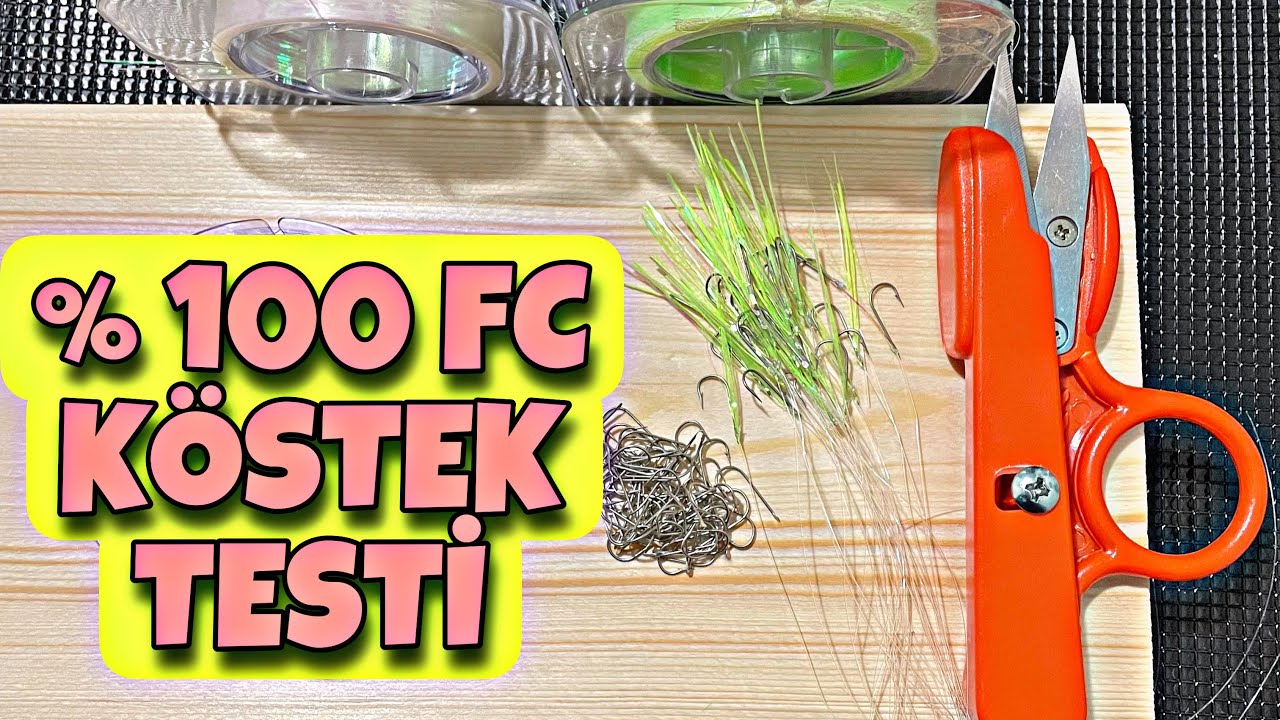 BEKLENEN VİDEO 1- % 100 Fluoracarbon Misinalı Köstek ile Çapari avı yaptım