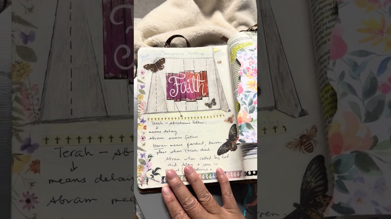 Part One: Bible Journaling with my ESV Bible Interleaved 