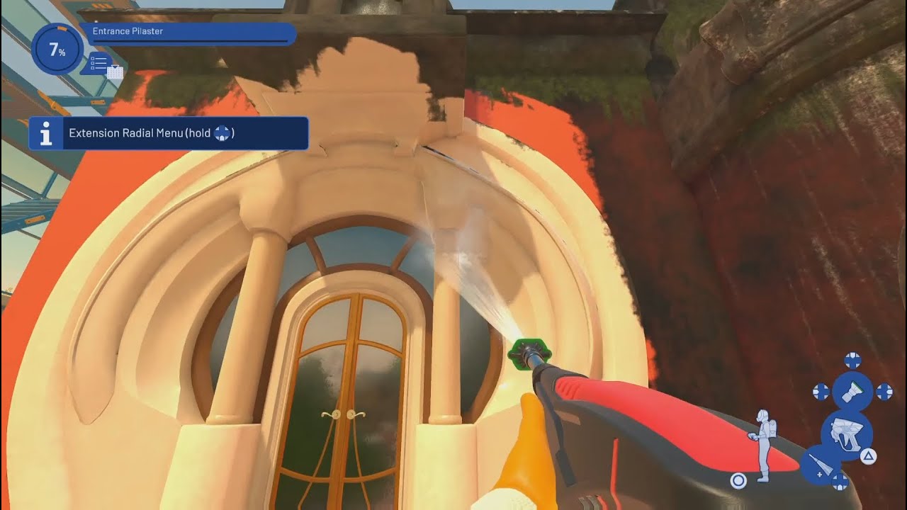 Gross to Sparkling  Nouveau House cleaning in Power Wash Sim 2 #microdontgiveaf #powerwashsimulator