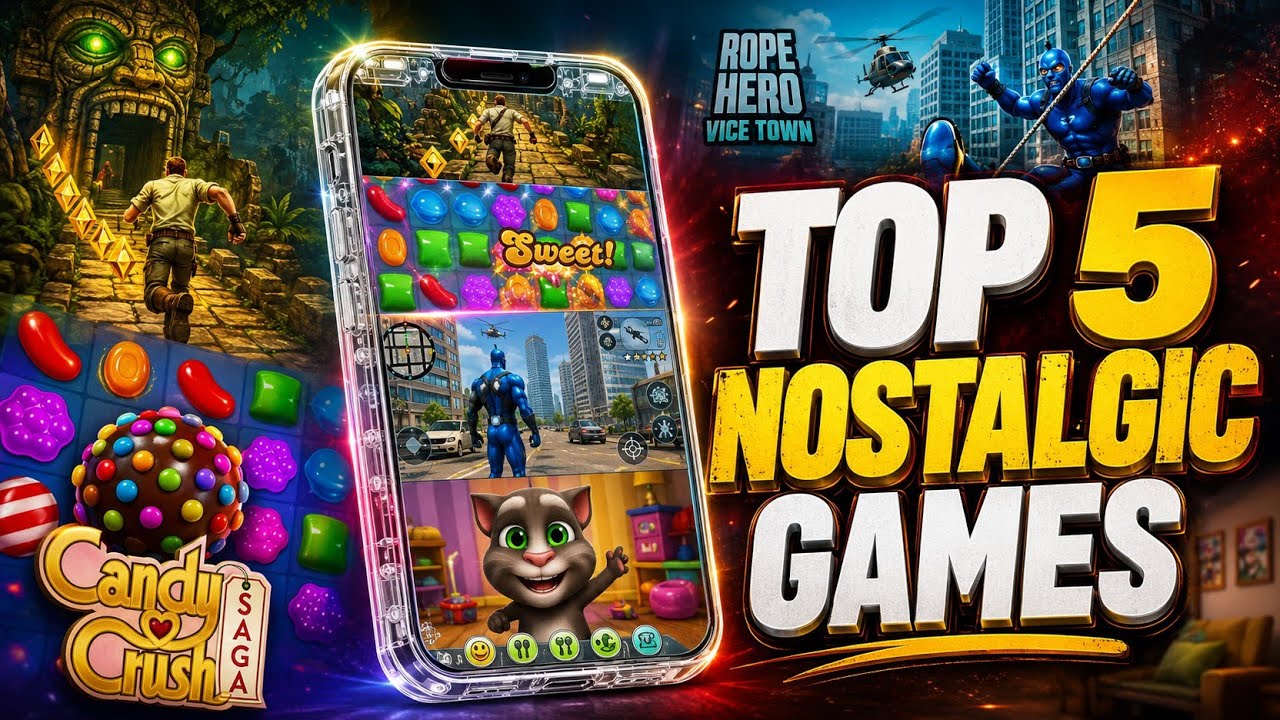 Top 5 Nostalgic Games That You Will Never Forget 🔥🥹 | Miner GVK
