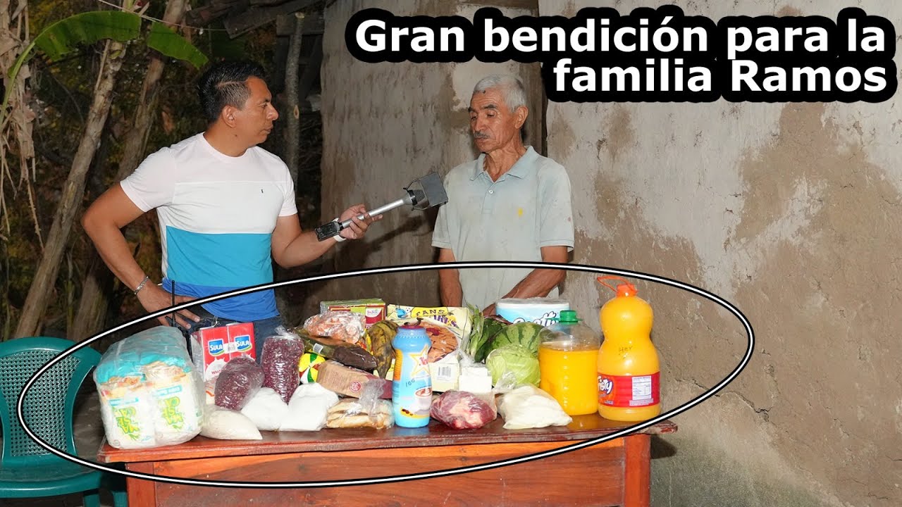Vean cantidad de productos para la familia Ramos, es gran bendición para esta familia - Ediciones Me