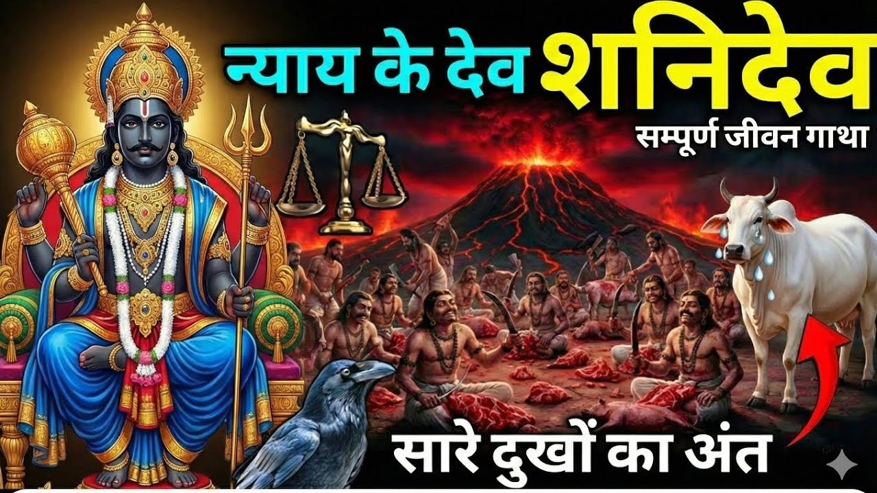 SHANI DEV: न्याय और दंड की कथा | साढ़ेसाती और ढैया❓| Shani Dev Ki Katha | शनि देव की कथा