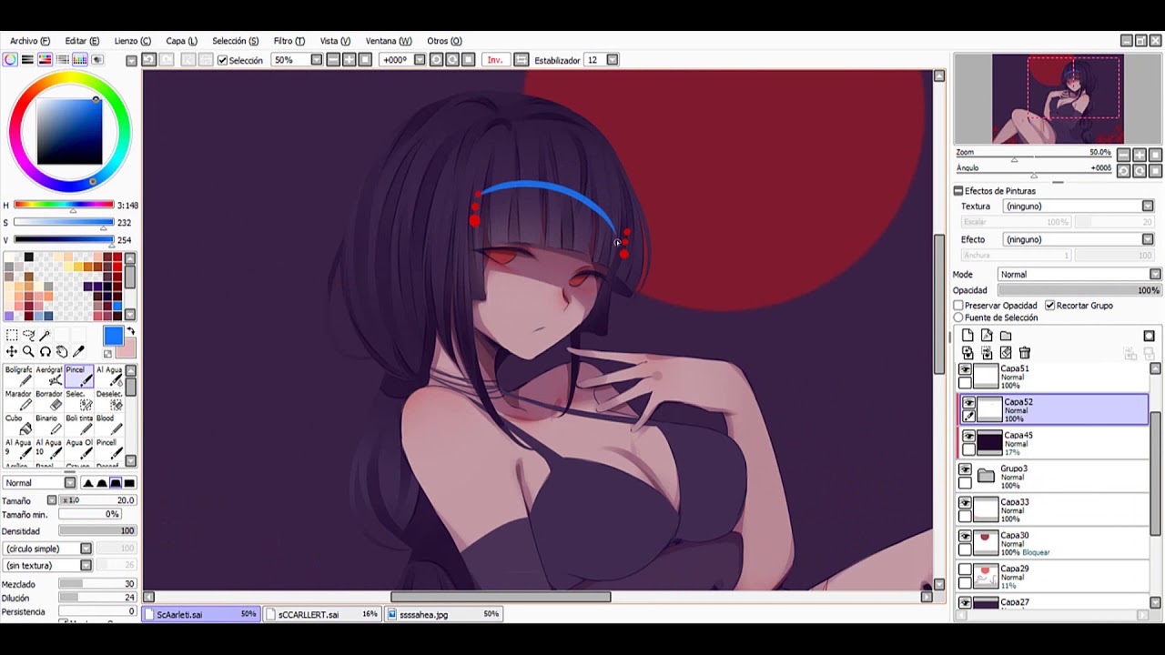 Red Night ~ Speedpaint