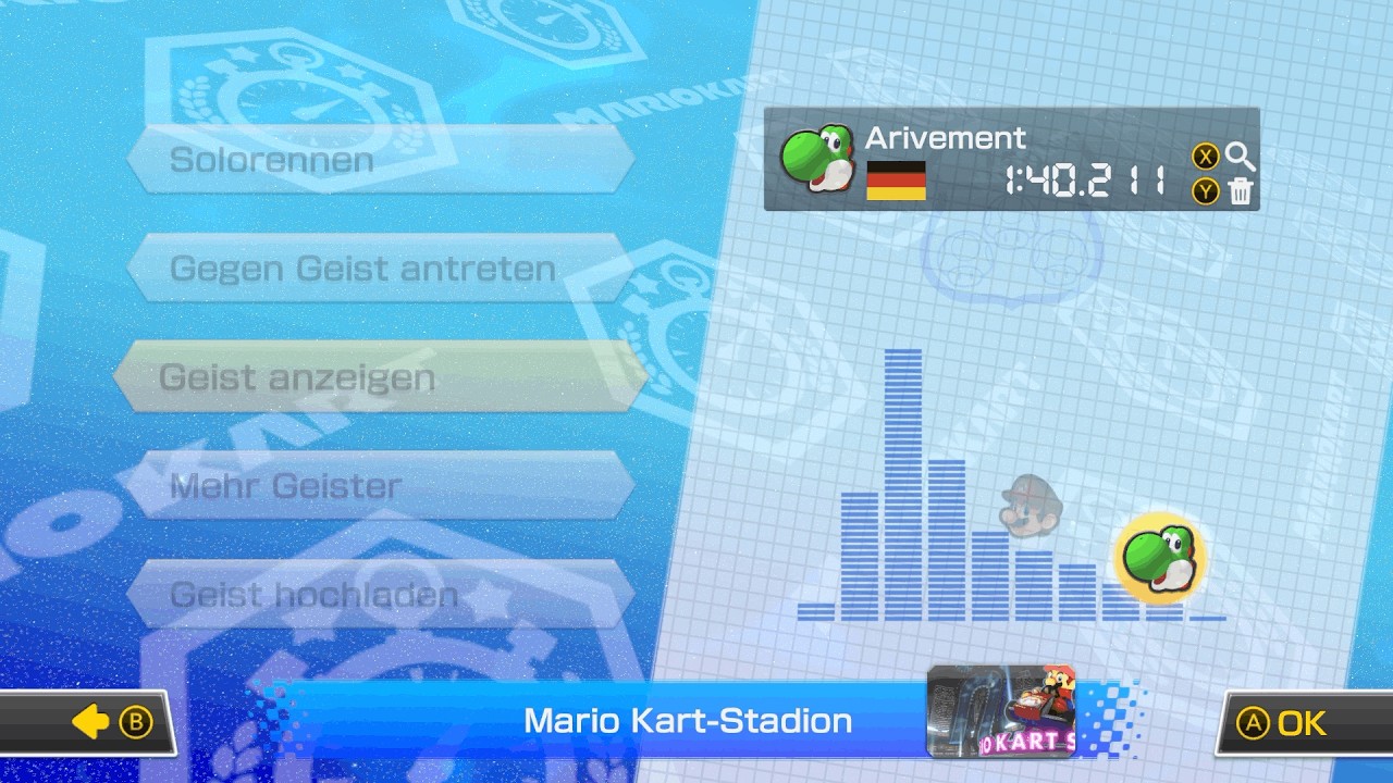 Mario Kart Stadium [150cc] - 1:40.211 - Arivement l MK8DX