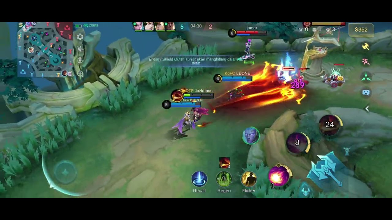 Match 3 Valir Push Rank MLBB season 40, lumayan ganggu musuh 😂🤣😂🤣