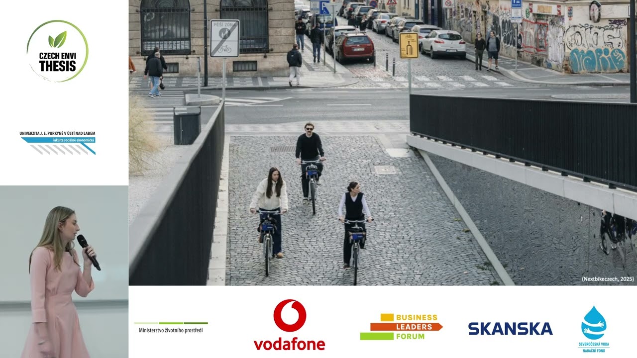 Finalisté 7. ročníku Czech Envi Thesis: Kristýna Blažková (4.-5. místo)