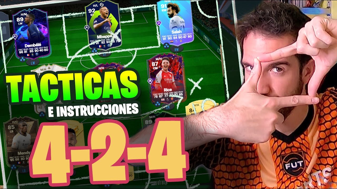 TACTICAS META 424 en EAFC 24 ¡VAS A GANAR TODO CON ESTA FORMACION! FIFA 24