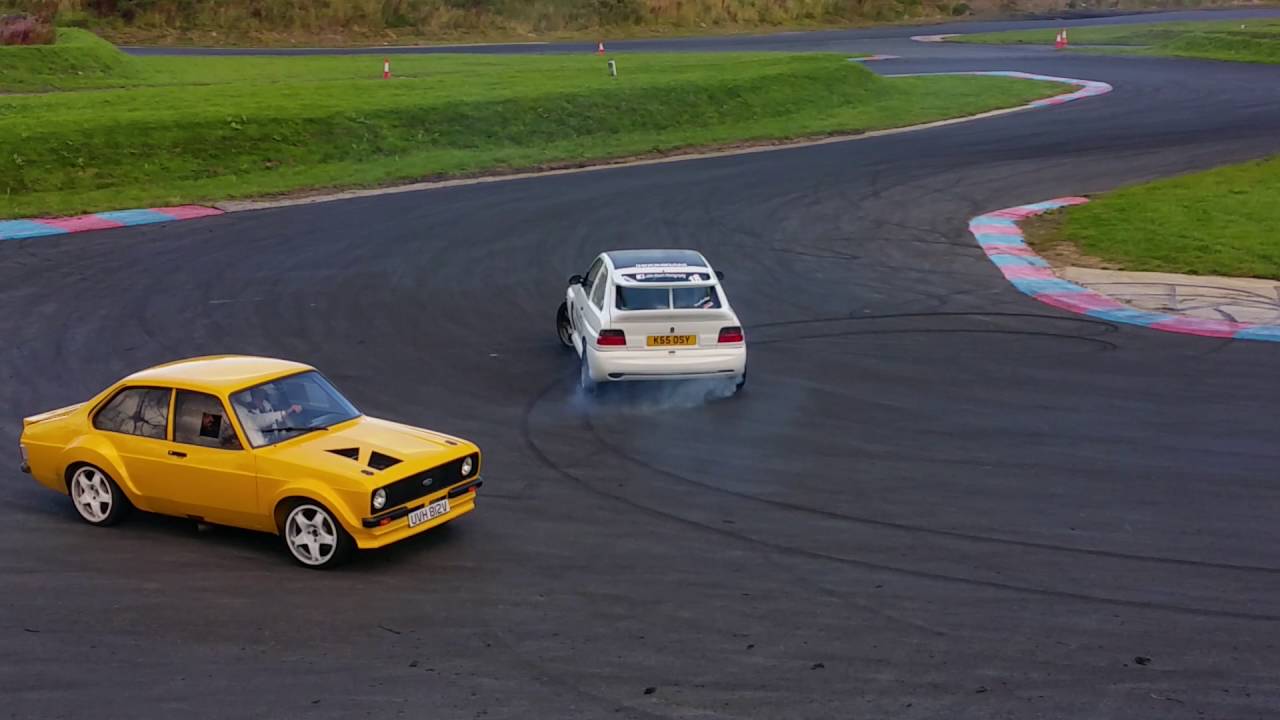 Ford Escort Cosworth and mk2 Escort.