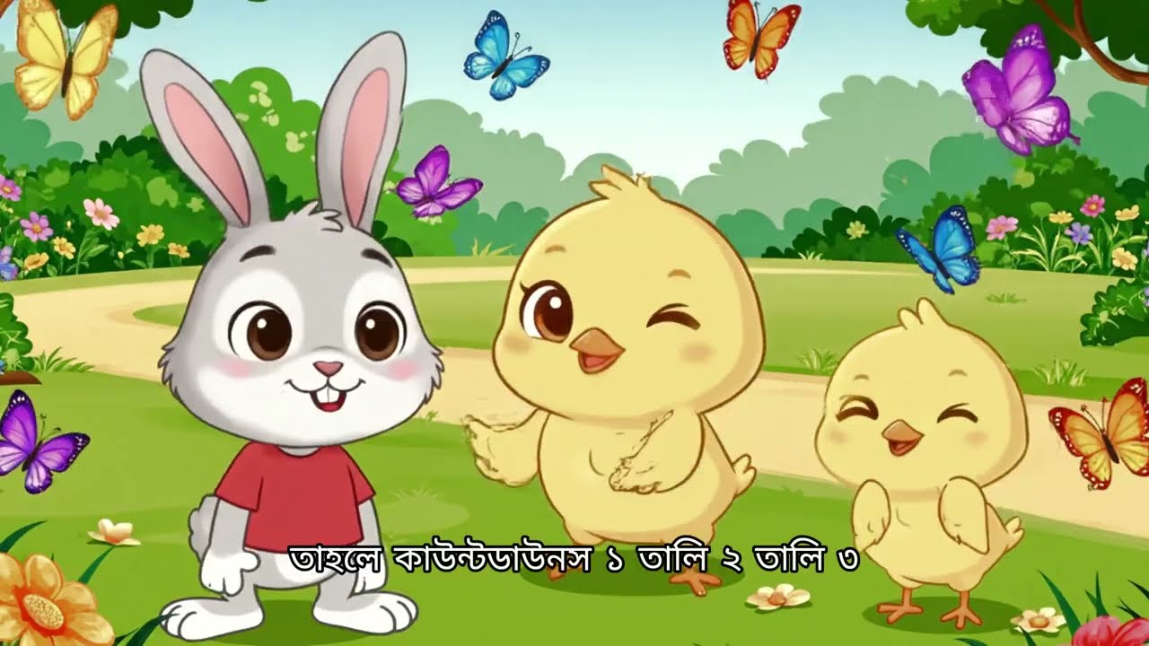 দশটা হাসি মিশন! 🐰✨ ছোট ভালো কাজ = বড় খুশি | শিশুদের 2D কার্টুন গল্প”