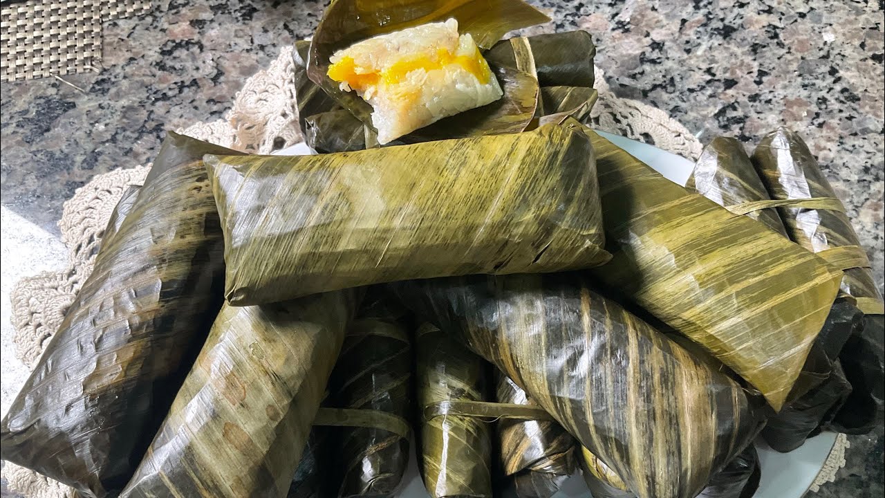 How to make Steamed Sticky Rice Dessert, #greatrecipes,#easyrecipes,#khmerdessert, #asiandessert